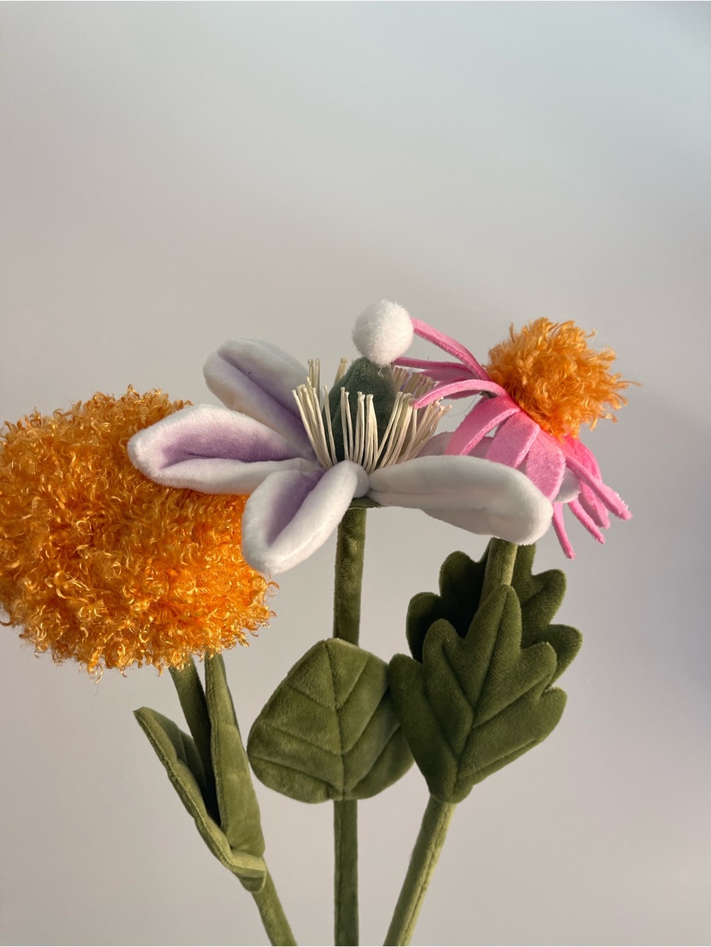 CJ Hendry plush flowers set of 3 limited release nyc FM 3.0 blooms